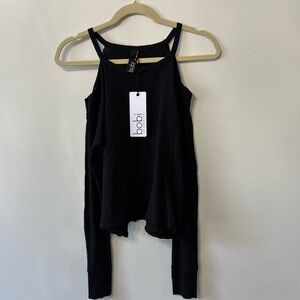 Bobi Revolve Cold Shoulder Long Sleeve Shirt NWT